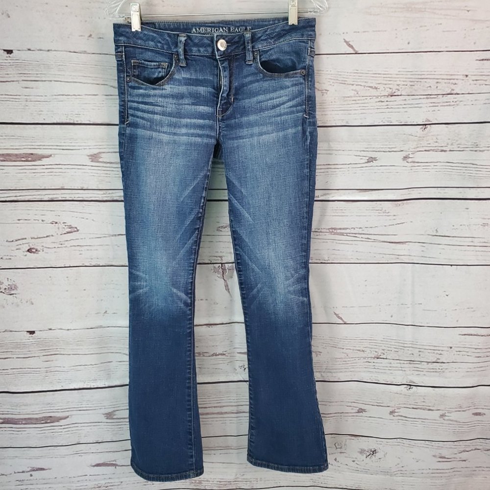 American Eagle Skinny Kick Jeans 8 short